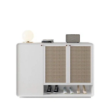 ตู้รองเท้าหวาย